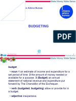 Budgeting: Eastbourne Citizens Advice Bureau Financial Literacy
