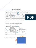 Circuit Designing Project Schematic