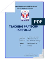 Teaching Praticum Porfolio: Ho Chi Minh University of Technology and Education Faculty of Foreign Language