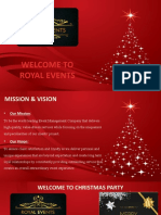 Royal Events Christmas Party Planning