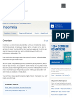 Insomnia: Patient Care & Health Information Diseases & Conditions