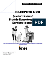 SHS11 HK-NCII Q1 Mod1 ProvideHousekeepingServicestoGuest Version3