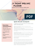 Overly Tight Pelvic Floor: Quiz Result Analysis