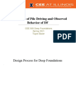 Lecture - 4-Effects of Pile Driving and Observed Behavior of DF