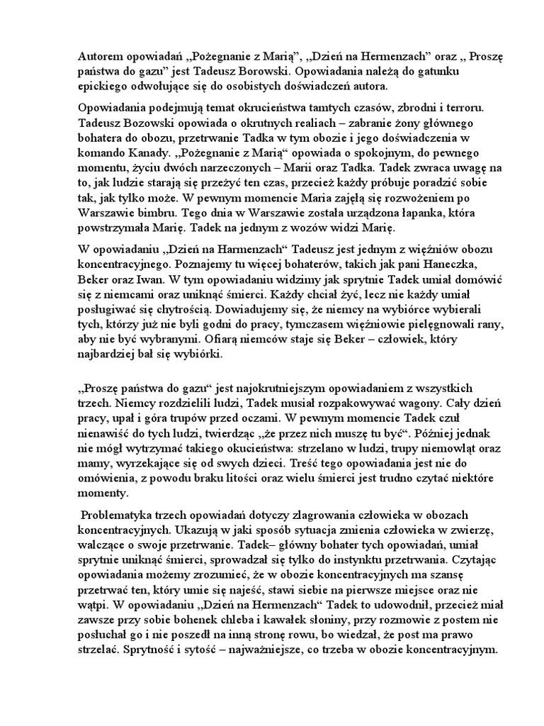 Proszę Państwa Do Gazu Test