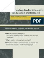 Upholding Academic Integrity