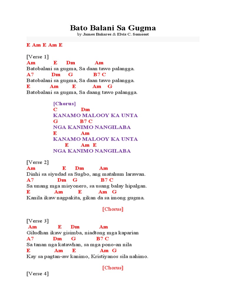 Bato Balani Sa Gugma Pdf