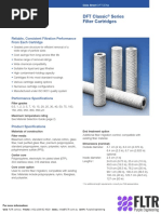 DFT Classic® Series Filter Cartridges