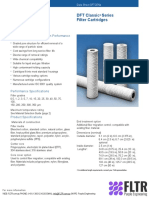 DFT Classic Series Filter Cartridges: Reliable, Consistent Filtration Performance From Each Cartridge