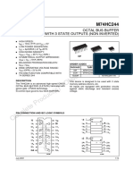 Obsolete Product(s) - Obsolete Product(s) : Octal Bus Buffer With 3 State Outputs (Non Inverted)