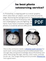 What Is The Best Photo Clipping Outsourcing Servic?