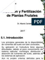 U5 - Nutrición y Fertilización de Plantas Frutales A