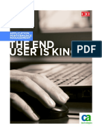 The End User Is King: Application Performance Management