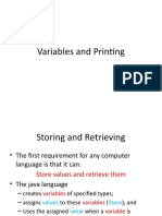 1.1-Variables and Printing