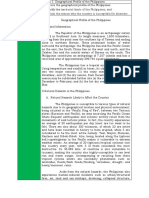 Erritorial Limits of The Philippines and 3. Explain The Reason Why The Country Is Susceptible For Disasters