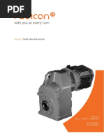 Series F Shaft Mounted Gear Motors | PDF | Transmission (Mechanics