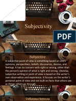Objectivity vs. Subjectivity of Beauty of LiteracyPart2