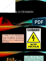 VOLTAJE O TENSION 6 MAYO