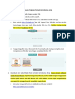 Panduan Pengisian Formulir Permohonan Kerja