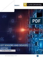 Iot Sensors and Devices (IOT2X) : Course Syllabus