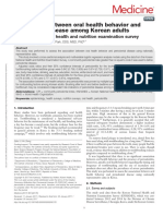 Association Between Oral Health Behavior And.62