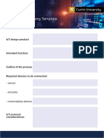 Iot Design Planning Template