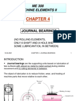 ME 308 Machine Elements Ii: Journal Bearings