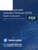 Certified Kubernetes Application Developer (CKAD) Exam Curriculum