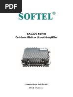 SA1200 Series Outdoor Bidirectional Amplifier: Hangzhou Softel Optic Co., Ltd. 2014. 5 1