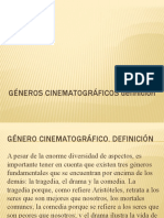 Género Cinematográfico Definición