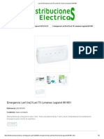 Luz de Emergencia Led 70 Lumenes Ura21Led Legrand 661601