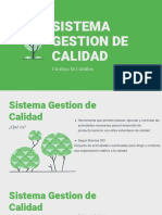 Sistema Gestion de Calidad