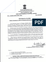 2021-05-07 DGS Order 19 of 2021 - Extension of Validity of CDCs