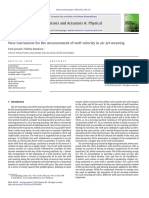 Sensors and Actuators A: Physical: New Instrument For The Measurement of Weft Velocity in Air-Jet Weaving