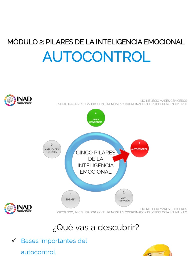Inteligencia Emocional: Autocontrol | PDF | Inteligencia emocional ...