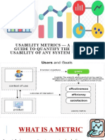 Usability Metrics Guide Quantify Any System