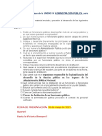 Función pública, administración y procedimientos