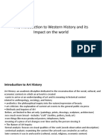 The Introduction To Western History and Its Impact On World