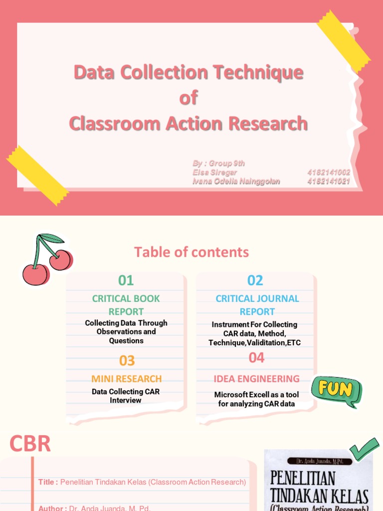 Data Collection Techniques in Classroom Action Research Observations