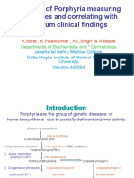 Diagnosis of Porphyria Measuring Metabolites and Correlating With Minimum Clinical Findings