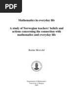 Download Mathematics in everyday life - A study of beliefs and actions by Reidar Mosvold SN506952 doc pdf
