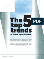 Top 5 Trends of Future Legal Practice