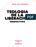 Gustavo Gutierrez Teologia de La Liberacion Perspectivas14Ed