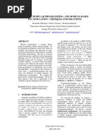 Module Modular Programming and Module Ba