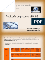 Auditoria de Proceso VDA 6 3