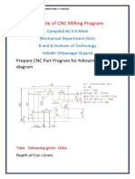 Example of CNC Milling Program CAM 2021 Compiled by V.K.Modi
