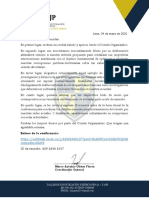 Carta de Agradecimiento