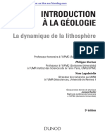 À La Géologie: La Dynamique de La Lithosphère