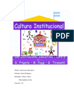 Cultura Institucional.