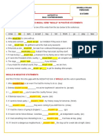 Conjugation and Use of The Modal Verb "Would" in Positive Statements